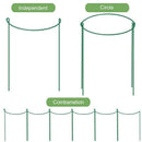 Garden Support Stake, 2-Pack Half Round Metal Garden Plant Supports, Garden A4H1