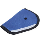 Child Safety Child Car Adjustment Pad Strap Cover Child Strap Hanger Blue