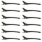 24x Hairdresser Duck Bill Hair Clips Plastic Hair Clips