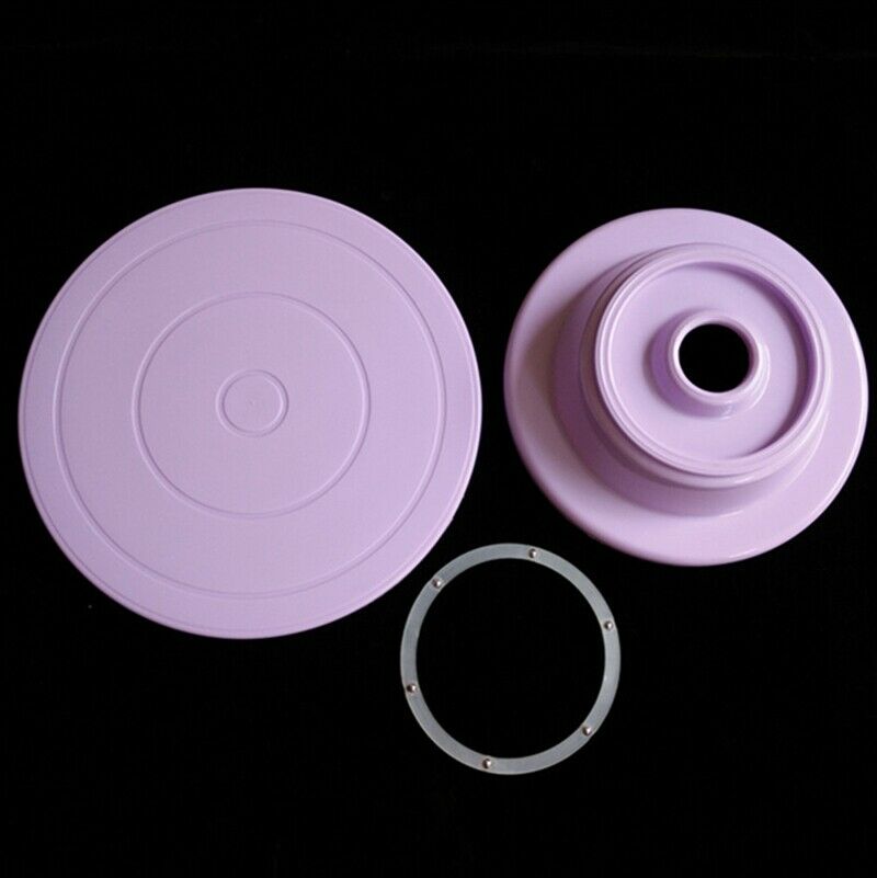 Plastic Cake Plate Turntable Rotating Anti-skid Round Cake Stand Cake Decor