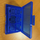 12-in-1 Plastic Protective Case Game Cards Storage Box for Switch - Blue N7T5