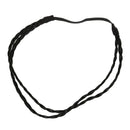 5X(Bohemian Double Hair Braid Plait Headband - Black C7M4)