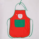 2Pcs Christmas Decoration Gifts Non-Woven Christmas Apron Cartoon Santa Cla