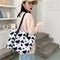 Milk Cow Print Women Shoulder Bags Ladies Large Capacity Handbag Daily Tote