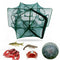 6 Sides 12 Holes Automatic Fishing Net NylonÃ‚Â Crab Fish Trap ShrimpÃ‚Â Cage (D) A