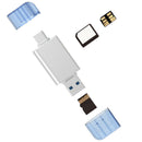 2 in 1 Type-C USB3.0 To Micro-SD/NM Card Reader for Mobile/PC Use Nano Memo B3E6