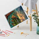 5D Picture Trestle Scenery Full Round Drill DIY Diamond Painting Mosaic Kit