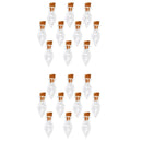 20pcs  Empty Glass Bottle Jar Vials Perfume Cork Charm DIY Pendant Craft