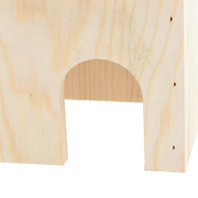 Hamster Hideout House, Gerbil Villa Wooden Living Hut Cabin Play Toys