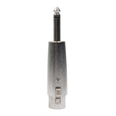 Professional 6.35mm 1/4 Inch Mono Male Plug to 3 Pin XLR Female Jack Mono Audio