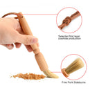 4pcs Coffee Tool Set Cleaning Brush Easy Use Grinder Spoon Clips Stainless Steel