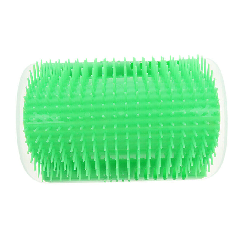 2 X Pet Cat Wall Corner Grooming Massage Self Groomer Brush Hair Cleaner