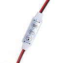 1pcs DC5-24V Mini 3 Keys Single Color LED Controller Brightness Dimmer. FT