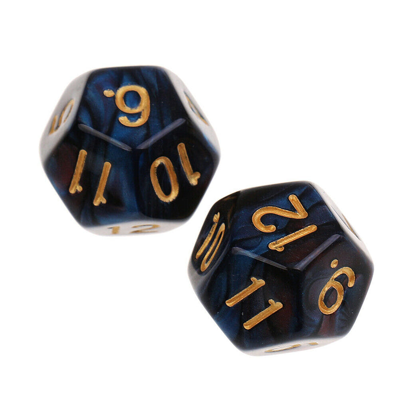 10pieces 12 Sided Dice D12 Polyhedral Dice For  Red