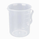 250 ml transparent plastic measuring cup with handle