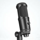 Pro USB PC Laptop Condenser Microphone w/ Stand Studio Recording Black