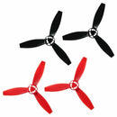 4Pcs Red & Black Propeller Rotors Paddle Props Part For Parrot Bebop 2 Dron