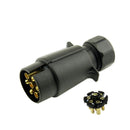 Car Trailer Truck 7Pin 12n & 12s Plug Adapter Converter Tow Bar Socket Connector