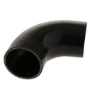 102mm/4inch" 90Degree Elbow Silicone Turbo Hose Pipe Bend Intercooler Pipe Black