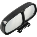 Left Side Rear View Blind Spot Auxiliary Mirror Black for Truck Car