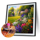 Garden 5D DIY Full Round Drill Diamond Painting Decor Needlework (C1286)