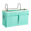 2pcs Bedside Storage Bag Pouch Bed Desk Bag Sofa TV Remote Control Hanging Bag