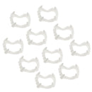 10pcs Unisex Halloween Zombie Vampire Tooth Party Costume Props Accessory