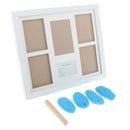 Boys and Girls Photo Frame Kit DIY Handprint Picture Album - Blue