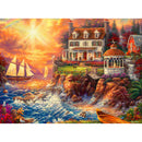 5D DIY Diamond Painting House Full Drill Picture Embroidery Mosaic (1350) A