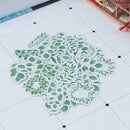 45pcs/lot green leaves Plant Paper Diary Mini box Stickers DIY StickerSA3C
