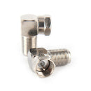 5x Right Angle 90 Degree Coaxial Connector F Male To F Female Adapter RG6JR