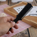 Barber Hair Comb Scissor Tools Bangs Brush Hairdressing Trimmers ThinningBD3C