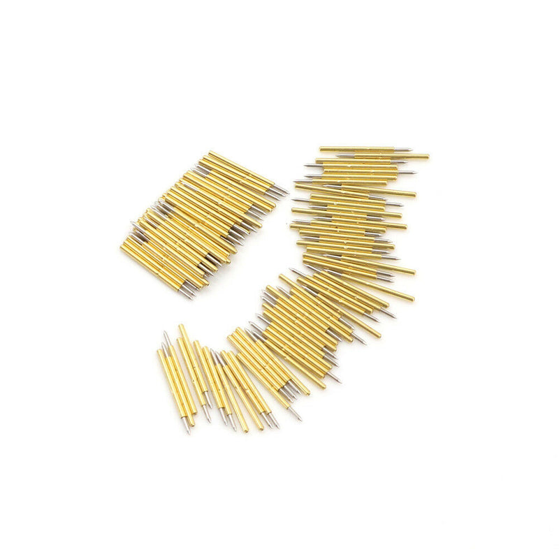 100PCS P75-B1 Dia 1.02mm 100g Cusp Spear Spring Loaded Test Probes Pogo Pins V3