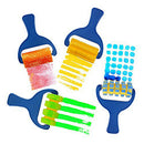 Set of 4pcs Sponge Paint Roller Brush DIY Children Painting Brushes Kid Art L2O2
