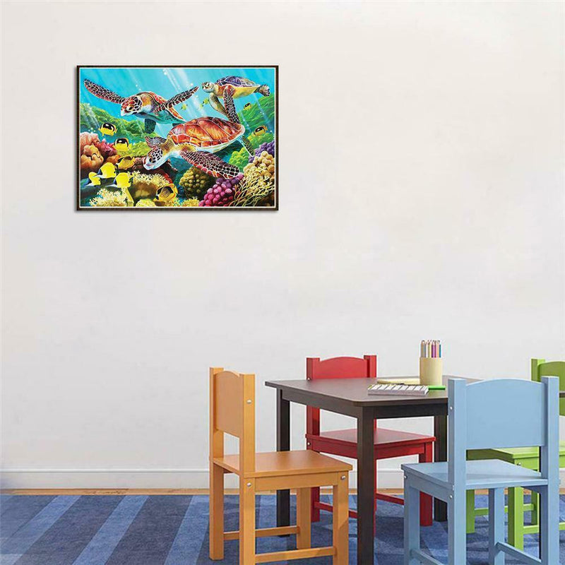 5D Sea Turtles Diamond Painting Embroidery DIY Full Drill Cross Stitch Kits