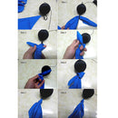 Black 2 Pieces Adjustable Chain Yoga Belly Dance Thrown Balls for Parties