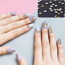 500pcs/set Square Rivet Nail Art Stickers DIY Manicure Decals Decoration A