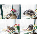 Cat Hammock, Cat Window Perch Sunny Seat with Suction Cups Cat Bed Saving S