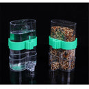 Pet Birds Acrylic Automatic Cage Water Food Feeder Parrot Cockatiel Canary Box !