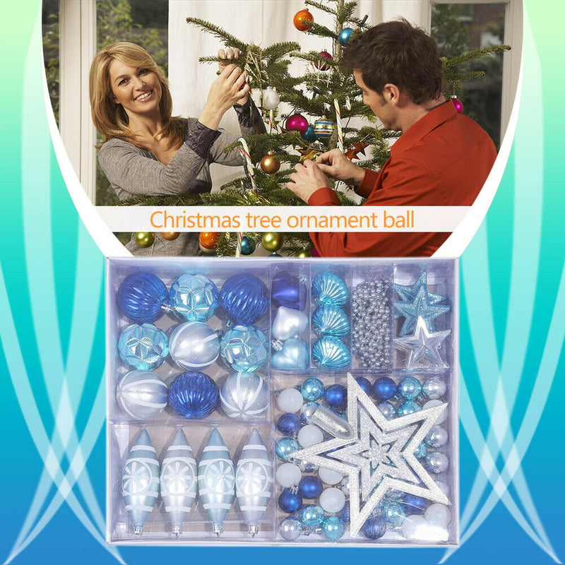 Christmas Tree Decor Hanging Ball Xmas Party Pendants Ball Ornament (A) A