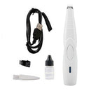 Dog Hair Trimmer Shaver Clippers Cordless Pet Grooming Tool Low Noise White