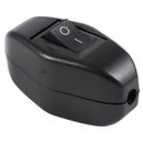 Black Bedroom On Off Button In Line Switch 6A/250VAC 10A/125VAC K4K8