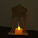 Ramadan Wooden Eid Mubarak Decoration For Home Moon Islam Mosque Muslim Woo
