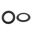 2Pieces 5inch Car Audio Circle Rubber Foam Edge Surround Speaker Repair Parts