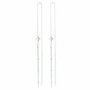 Long Chain Tassel Earrings Women's Threader Hanging Drop Dangle Ear Line Jewelry