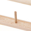 Unfinished Wooden 63 Thread Spool Rack Sewing Storage Needlework Supplies