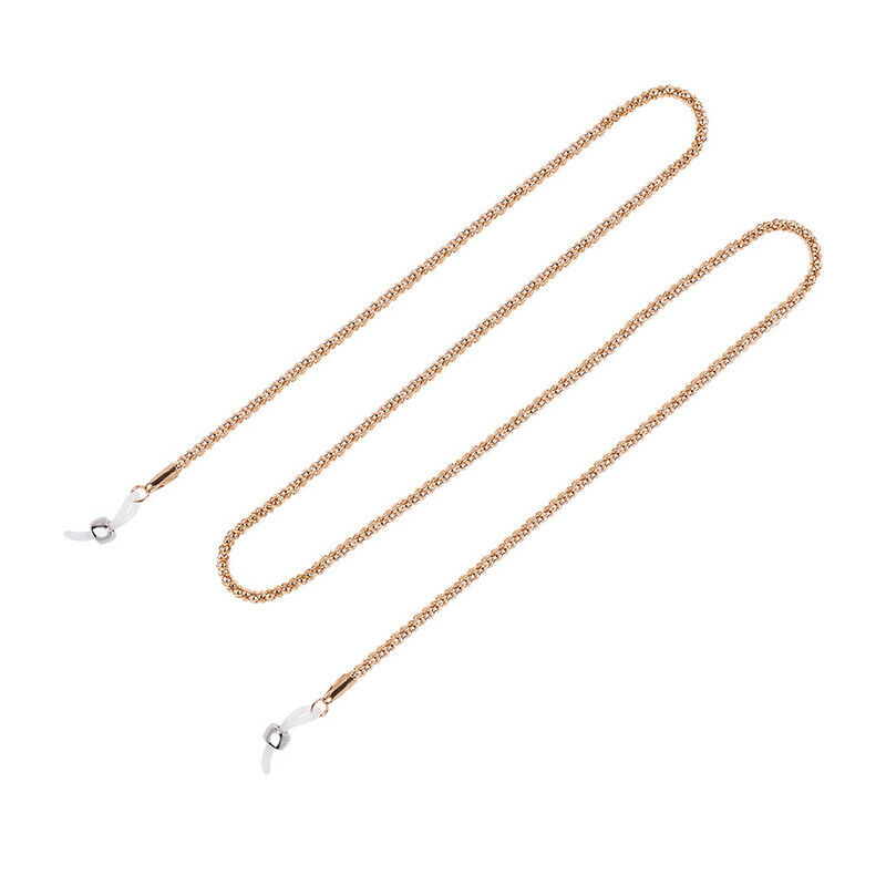 New Metal Cord Glasses Strap Golden Fashion Men Women Reader Sunglasses Chai Bj
