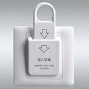 5Pcs Hotel Saving Power Switch Ac-220V 30A Three Line Wall Sensory Switch w