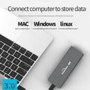 Blueendless 2.5 Inch Msata Hard Drive Disk Box Usb 3.0 Hdd Docking Station  M7H1