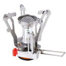 3000W Portable Outdoor Picnic Gas Burner Foldable Camping Mini Steel Stove + *SE